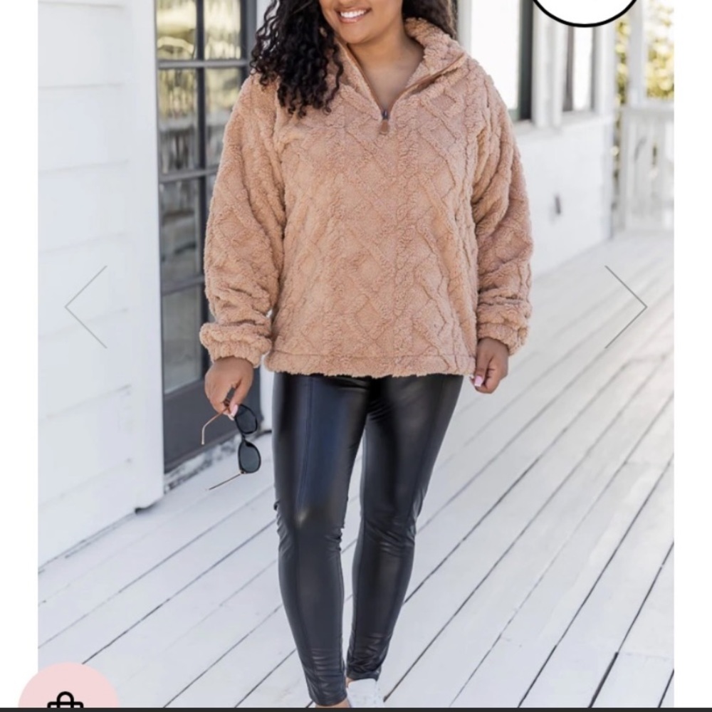XS Black Faux Leggings